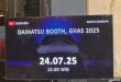Booth Daihatsu di GIIAS 2025, Ini Mobil Hybrid Pertama Daihatsu!
